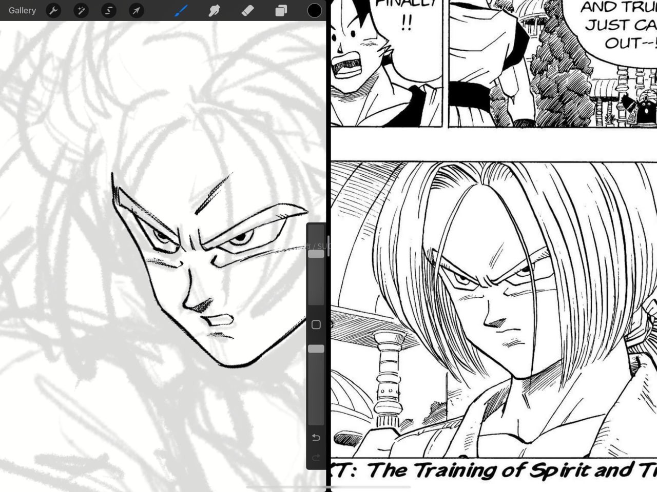 Procreate鸟山明漫画勾线笔刷